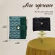 Fashion classic retro unisex wallet letter print portable card holder coin purse