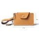 Ultra-thin genuine cowhide card holder, multi-pocket credit card holder with keychain Ultra-thin genuine cowhide card holder, multi-pocket credit card holder with keychain