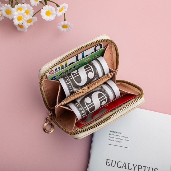 Bourrouilh Cartoon Short Wallet Cartoon Cute Cartoon Children Kawaii Student Boy Mini Zipper Fashion Coin Purse Bank Card Bag