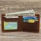 Handmade Genuine Leather Wallet Men Retro Short Man's wallet Durable Real Leather Wallet Handmade Breif Cartera Hombre
