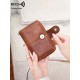 New Women's Wallet Retro Trifold RFID Short Wallet Fashion Large Capacity Buckle Zipper Coin Women's Coin Purse Card Holder