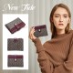Fashion classic retro unisex wallet letter print portable card holder coin purse