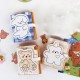 Cute Bear Women Wallet Money Bag Short Coin Purse Female Student Cartoon Card Holder Leather Card Bag Three Fold Wallet Clutch