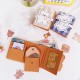 Cute Bear Women Wallet Money Bag Short Coin Purse Female Student Cartoon Card Holder Leather Card Bag Three Fold Wallet Clutch