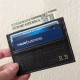 Genuine leather colored card holder, monogram leather credit card wallet, personalized wedding gift ideas, custom initials