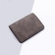 PU Leather Purse Frosted Card Holder Retro Embossed Folding Wallet Thin Men Soft Coin Pouch Bag For Women 2022 Trend 8*11cm Mini