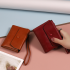 Portable short wallet 2025 spring and summer new solid color zipper wristband foldable and retractable