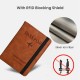 Universal PU Leather RFID Passport Wallet/Cover - Men & Women's Travel Essential, Safely Stores Passports & Cards, Great for Fam
