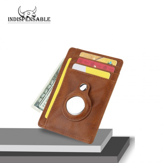 New Airtag Wallet RFID Genuine Leather Card Holder Luxury Men Slim Designer Cardholder Popular Hot Selling VIP Air Tags Case