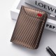 Men's PU Leather Carbon Fiber Texture Credit Card Holder Multi-Card Slot Men's Wallet Stylish And Durable Perfect Gift For Men
