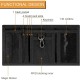 Kids Wallet with Lanyard for Boys, RFID Trifold Canvas Outdoor Sports Wallet for Kids,Kids Festivals gifts,Birthday Gifts Wallet