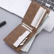 Multi-card Slot Men Multi-card Slot Wallet Fashion PU Leather Folding Coin Purse Large-capacity Money Bag