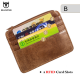 BULLCAPTAIN RFID Blocking Leather Wallet Credit Card ID Holder Wallet Money Clip Unisex BULLCAPTAIN RFID Blocking Leather Wallet Credit Card ID Holder Wallet Money Clip Unisex